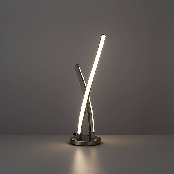 JUST LIGHT Tischleuchte »Ls-SWING«, 2 flammig, Leuchtmittel LED-Board-LED-B günstig online kaufen