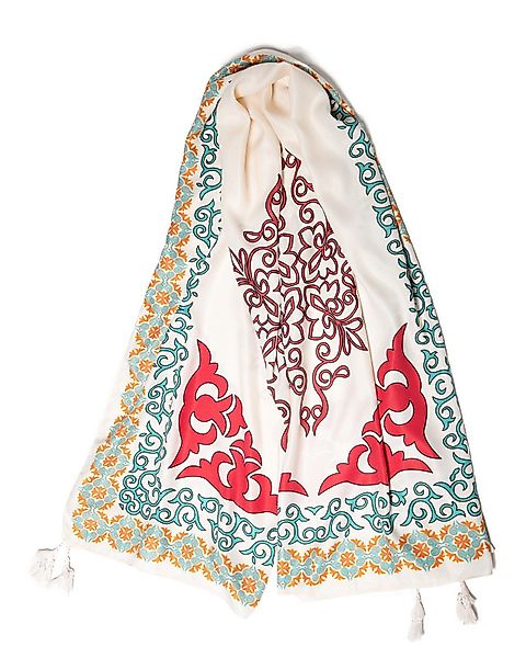 MayTree Modeschal Strandtuch Damen mit folkloristischem günstig online kaufen
