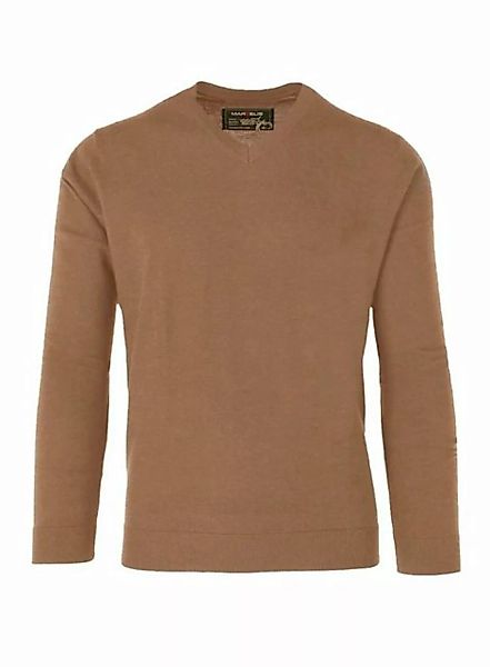MARVELIS V-Ausschnitt-Pullover Pullover - Merino - Casual Fit - V-Ausschnit günstig online kaufen