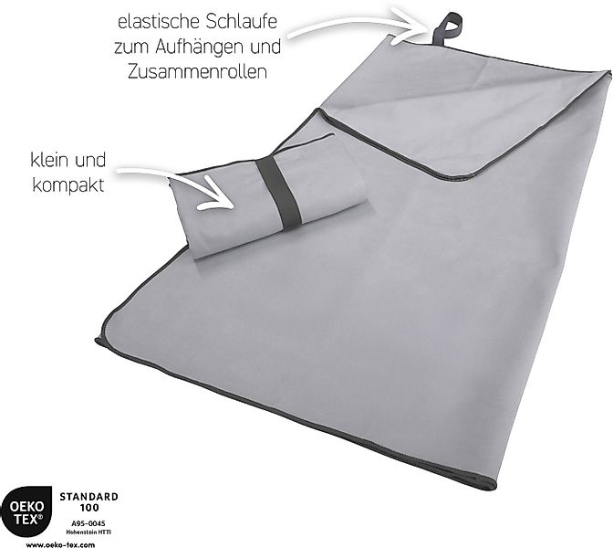 my home Sporthandtuch Elja Reisehandtuch, Strandhandtuch, (2-St), auch als günstig online kaufen