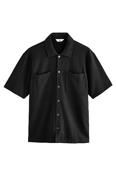 Next Kurzarmhemd Schweres strukturiertes Jerseyhemd 100 % günstig online kaufen
