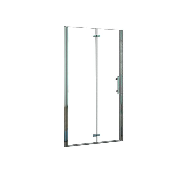 AICA 76x195cm 6mm Nano ESG Glas Falttür Drehtür Scharniertür Duschwand Dusc günstig online kaufen