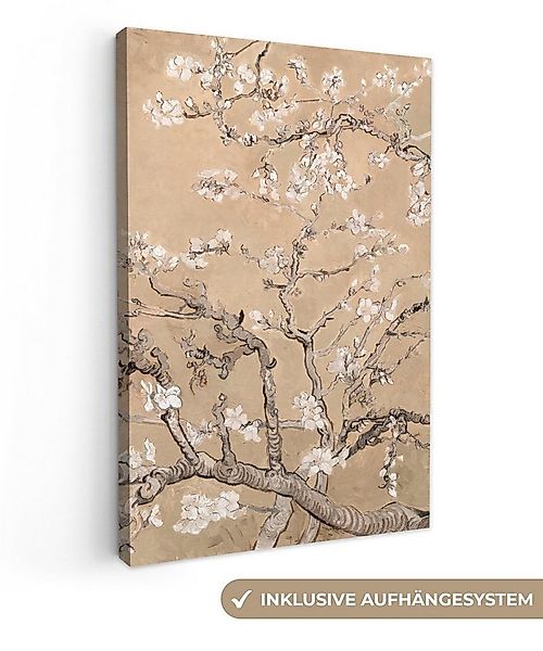 OneMillionCanvasses® Leinwandbild Mandelblüte - Kunst - Van Gogh - Beige, F günstig online kaufen