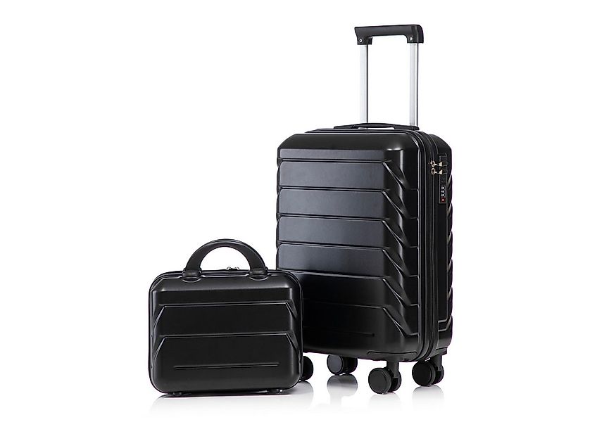 i@home Kofferset 14"/19" 2-teiliger Koffer, 4 Rollen, (2 tlg), ABS-Spinner- günstig online kaufen