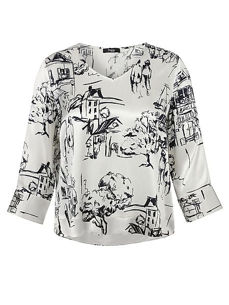 FRAPP Klassische Bluse in großen Größen günstig online kaufen