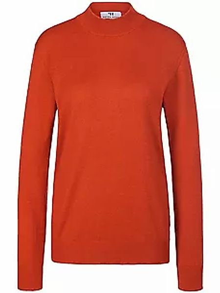 Stehbund-Pullover Modell Sabrina Peter Hahn Seide/Kaschmir orange günstig online kaufen