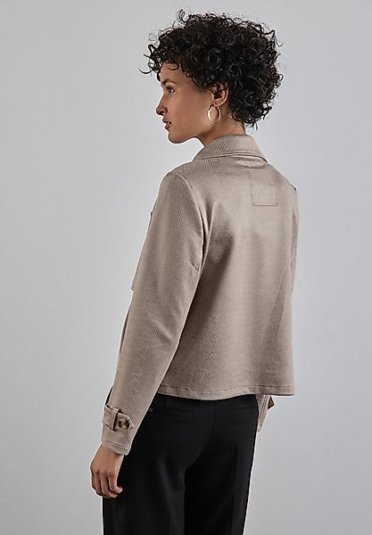 STREET ONE Lederimitatjacke mit Reverskragen günstig online kaufen