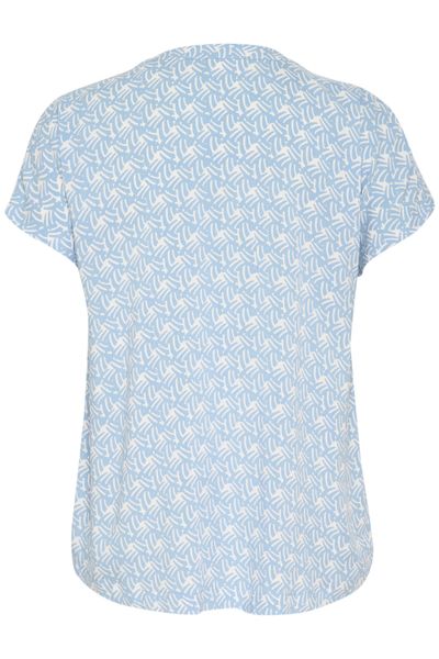 KAFFE Curve Kurzarmbluse Kurzarm-Bluse KCanny Große günstig online kaufen