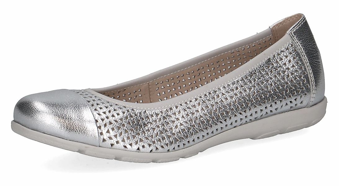 Caprice Ballerina, Slipper, Bequemschuh, Schlupfschuh mit Perforation günstig online kaufen