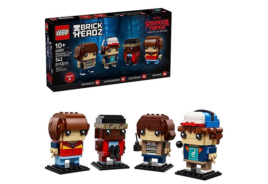 LEGO® LEGO® BrickHeadz 40801 Mike, Dustin, Lucas und Will Figuren Konstrukt günstig online kaufen
