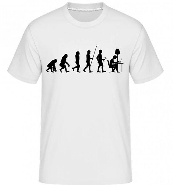 Evolution Des Büroarbeiters · Shirtinator Männer T-Shirt günstig online kaufen