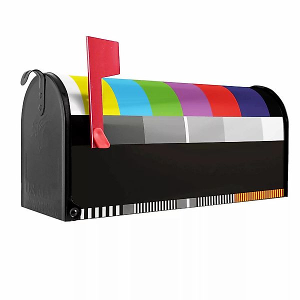 Banjado Amerikanischer Briefkasten Schwarz 48x22x16cm US Mailbox Letterbox günstig online kaufen