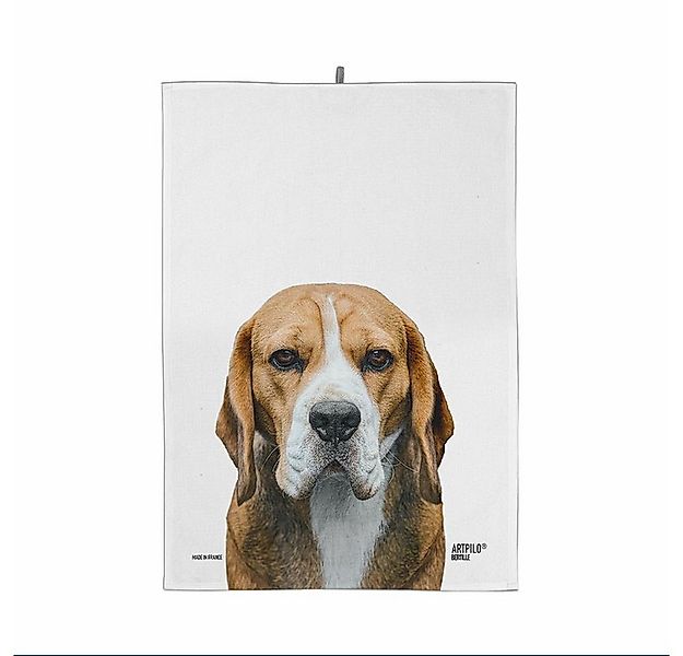 Artpilo Geschirrtuch Hund, Beagle, Weiß, (1-tlg), 44x70cm günstig online kaufen