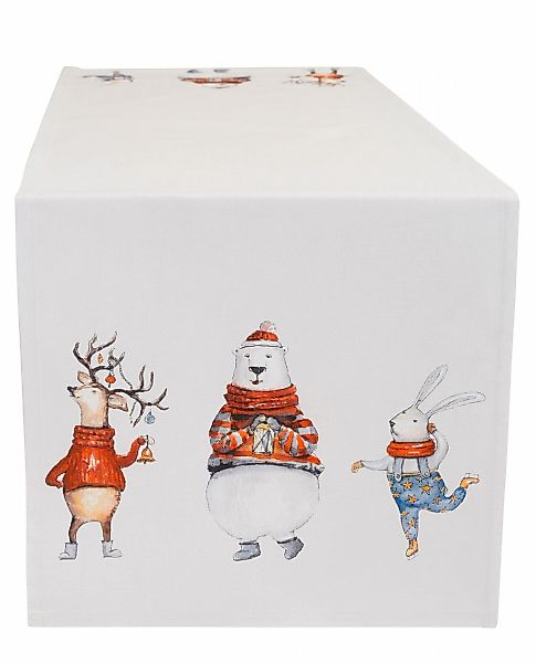 CASATEX Tischläufer "Funny animals, Weihnachtsdeko, Weihnachten" Weihnachte günstig online kaufen
