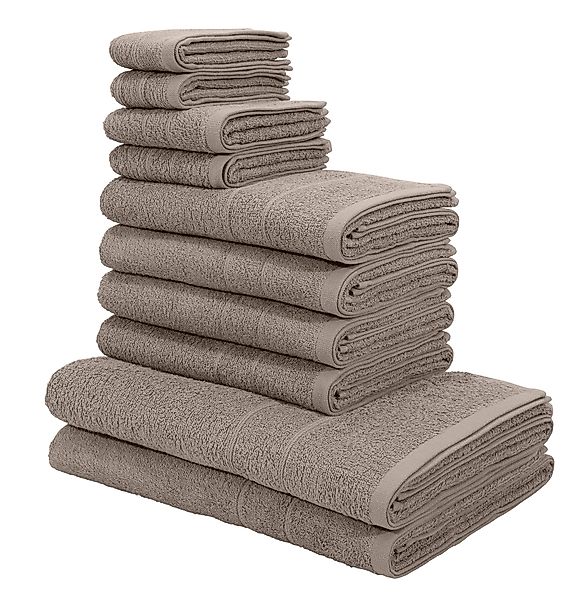 my home Handtuch Set Inga, Duschtücher, günstig online kaufen
