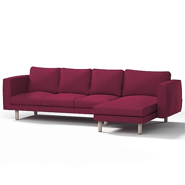 Bezug für Norsborg 4-Sitzer Sofa mit Recamiere, pflaume , Norsborg Bezug fü günstig online kaufen