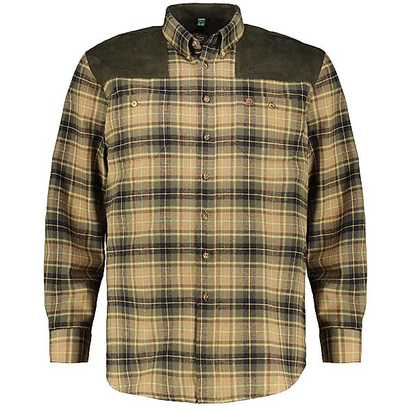 Orbis Jagdhemd aus Baumwolle Farbe khaki Größe: 7XL günstig online kaufen
