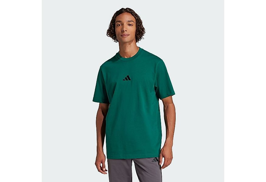 adidas Sportswear Poloshirt ESSENTIALS SMALL LOGO SINGLE JERSEY T-SHIRT (1- günstig online kaufen