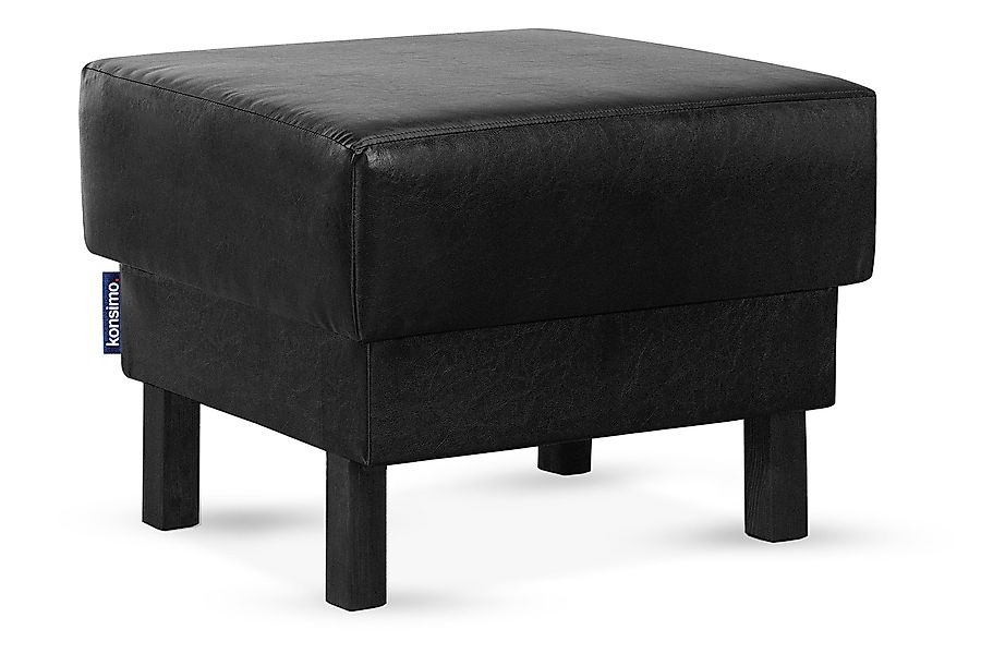 KONSIMO® Sitzhocker ESPECTO Pouffe Hocker, Kunstleder-Puffsessel, günstig online kaufen