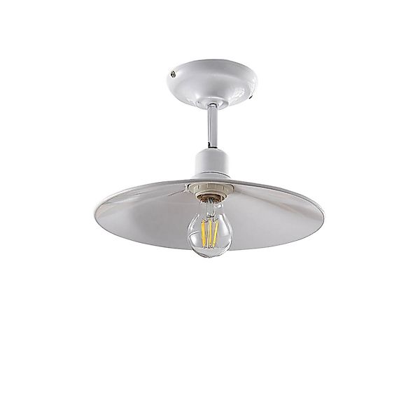 Lindby Deckenlampe Phinea 9621781 Retro Vintage Antik in Weiß aus Metall 1- günstig online kaufen