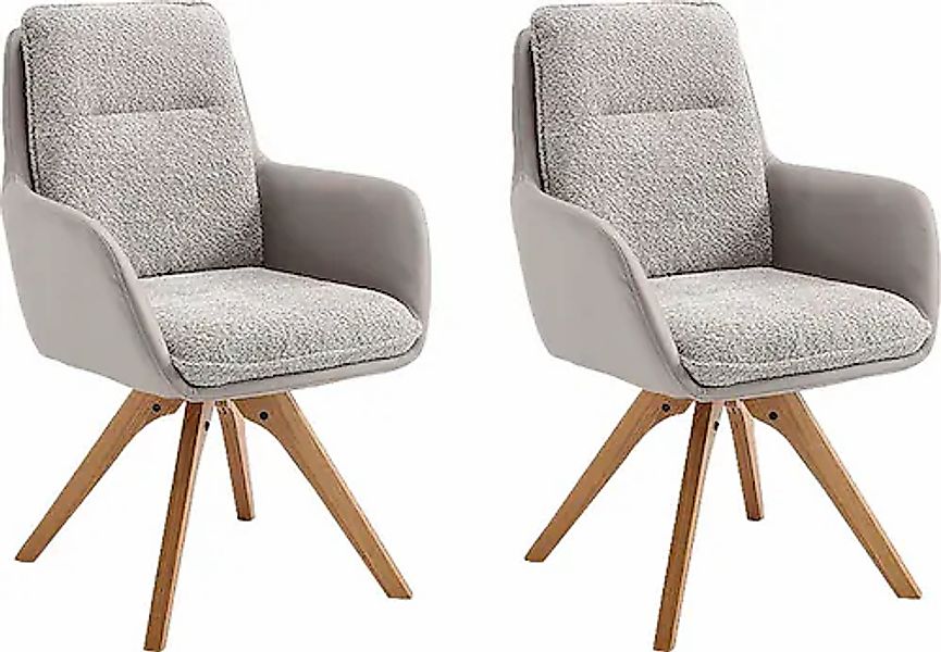 Home affaire Esszimmerstuhl »Barcelona« (Set) 2 Stk. Boucle verschiedene Ge günstig online kaufen