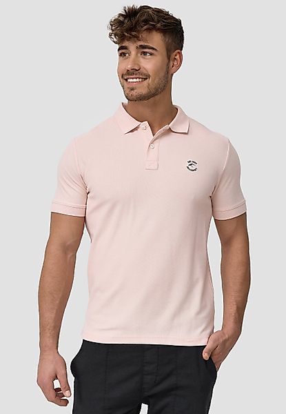 Indicode Poloshirt Wadim mit feiner Logo-Stickerei günstig online kaufen