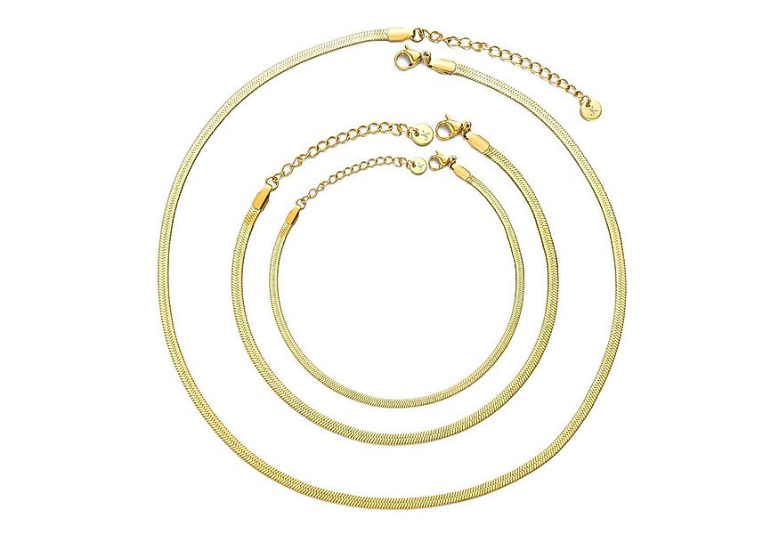 Kim Johanson Schmuckset Schlangenkette Lia (Set, 3-tlg., Inkl. Schmuckbox), günstig online kaufen