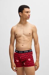 HUGO Boxershorts BOXERBR TRPLT DESIGN Markenlogo günstig online kaufen