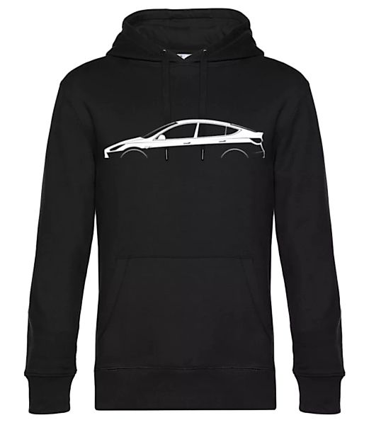 'Tesla Model Y' Silhouette · Unisex Premium Hoodie günstig online kaufen