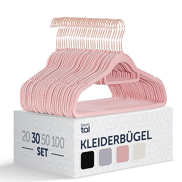 Blumtal Kleiderbügel Rutschfest - Samtoptik - günstig online kaufen