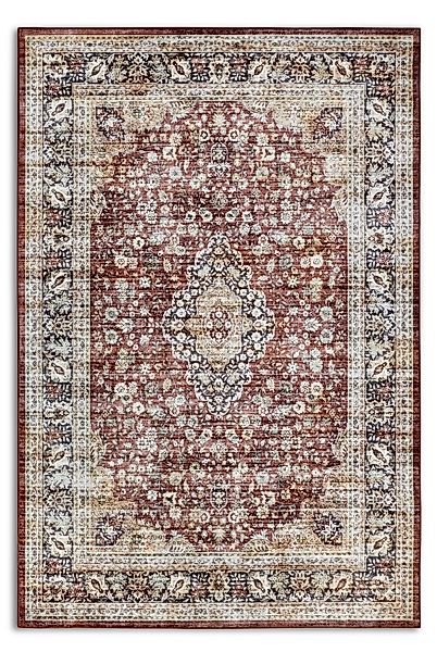 freundin Home Collection Teppich »Aurora«, rechteckig, 5 mm Höhe, Kurzflor, günstig online kaufen