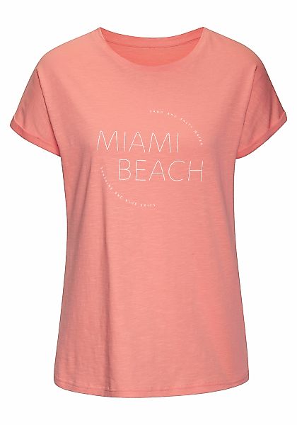 Vivance T-Shirt "mit modischem Frontprint" aus weicher Baumwoll-Qualität günstig online kaufen