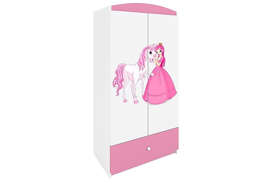Raumhirsch Furniture Kinderkleiderschrank mit liebevollen Motiven - Kleider günstig online kaufen