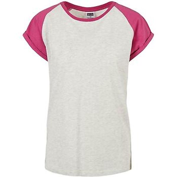 Urban Classics  T-Shirts & Poloshirts T-shirt femme  Contrast Raglan günstig online kaufen