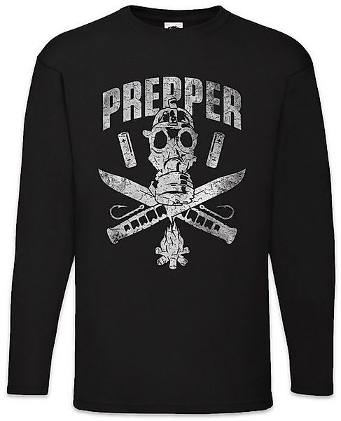 Urban Backwoods Langarmshirt Prepper Logo Langarm T-Shirt Prepping Surviava günstig online kaufen