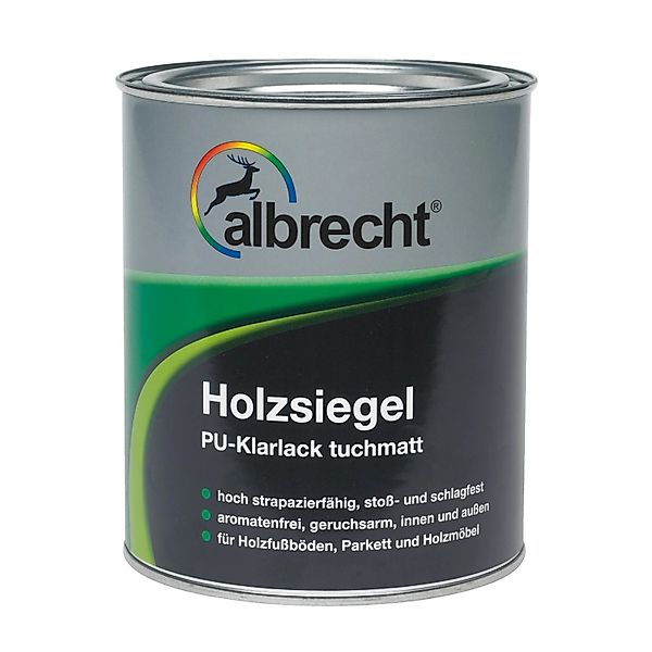 Albrecht Holzlack Holzsiegel Tuchmatt Holzschutzlack farblos günstig online kaufen