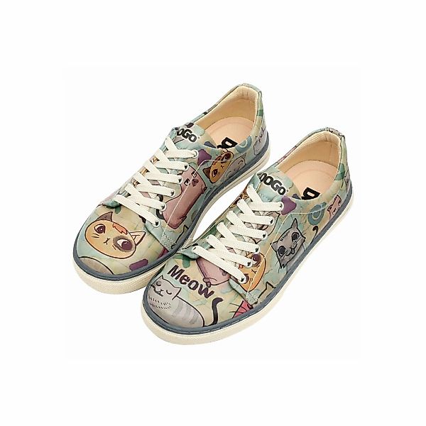 DOGO Sneaker "Classic Schnürsneaker Cats Of The World Damen Sneaker", Vegan günstig online kaufen