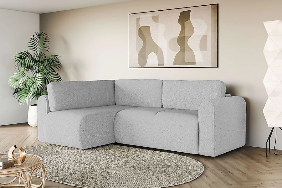 INOSIGN Ecksofa "Zacharia wahlweise Schlafsofa mit Bettkasten, B/T/H 250/16 günstig online kaufen