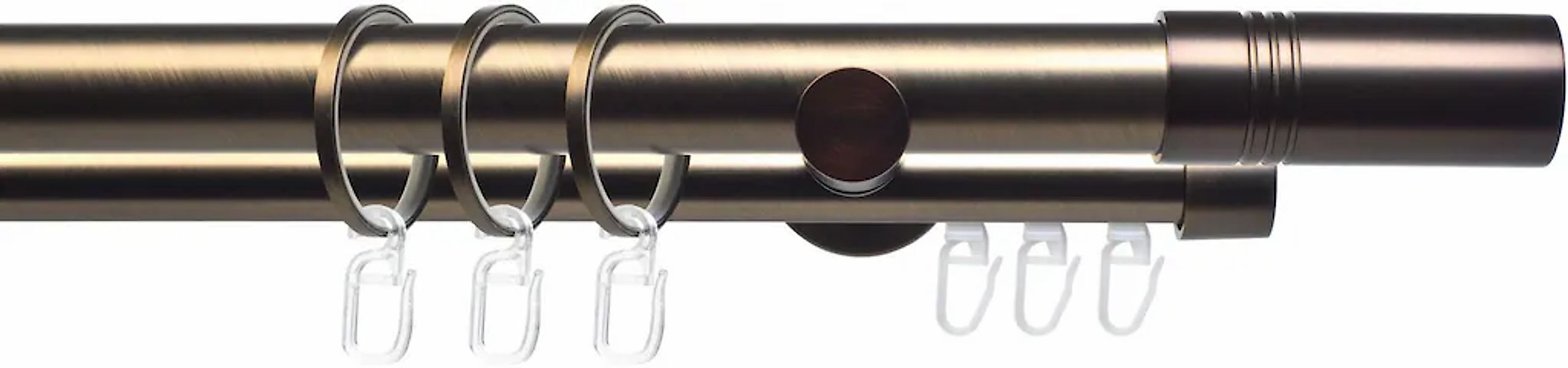 Liedeco Gardinenstange "CELZYLIN02SG2L" Ø 25 2-läufig Fixmaß 2-läufig im Fi günstig online kaufen