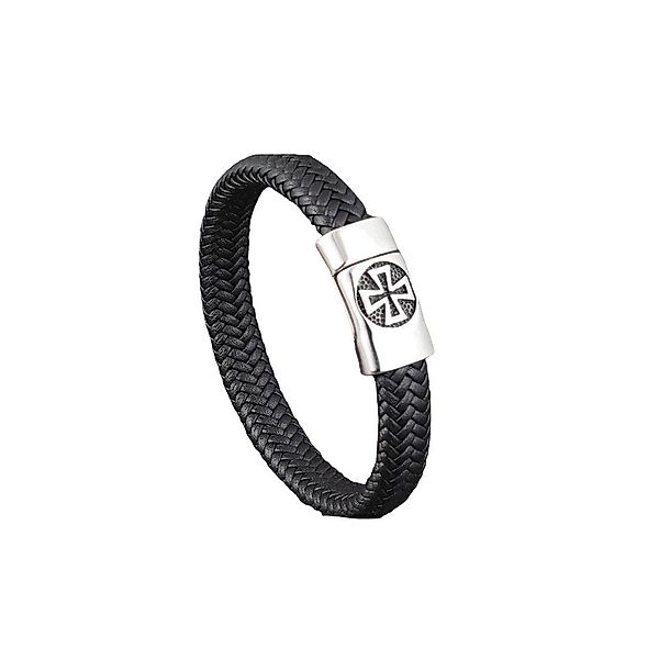 Karisma Schmuck Lederarmband Lederarmband Herren Edelstahl günstig online kaufen