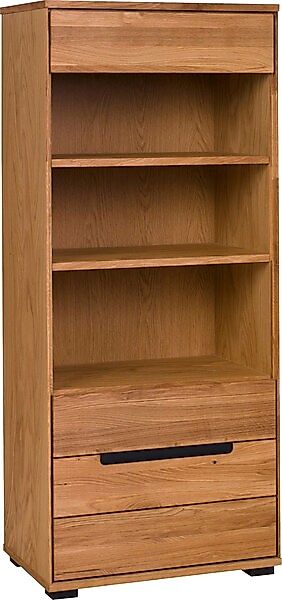 Home affaire Vitrine »Vitrine LOLA B/T/H: 62,5/40,5/146,5cm« Eiche teilmass günstig online kaufen