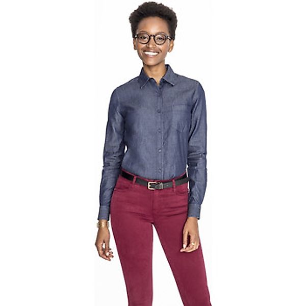 Sols  Blusen BARRY WOMENN DENIM-CAMISA DE DENIM VAQUERA DE HOMBRE günstig online kaufen