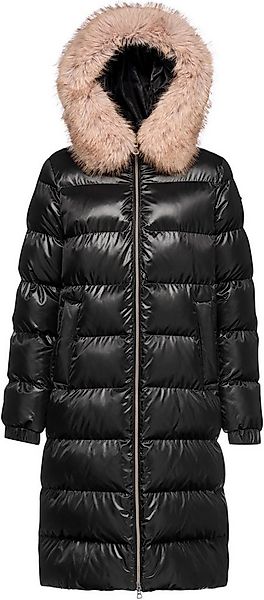 Geox Steppmantel BACKSIE mit 2-Wege-Reißverschluss, Kapuze mti Fellimitat günstig online kaufen