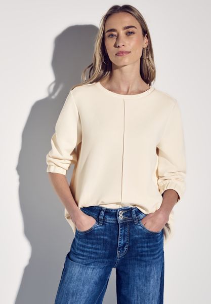 STREET ONE Sweater mit 3/4-Arm mit elastischen Bündchen günstig online kaufen