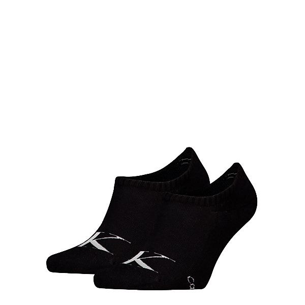 Calvin Klein Jeans Füßlinge "CKJ MEN FOOTIE HIGH CUT 2P MONOGRAM", (2 Paar, günstig online kaufen