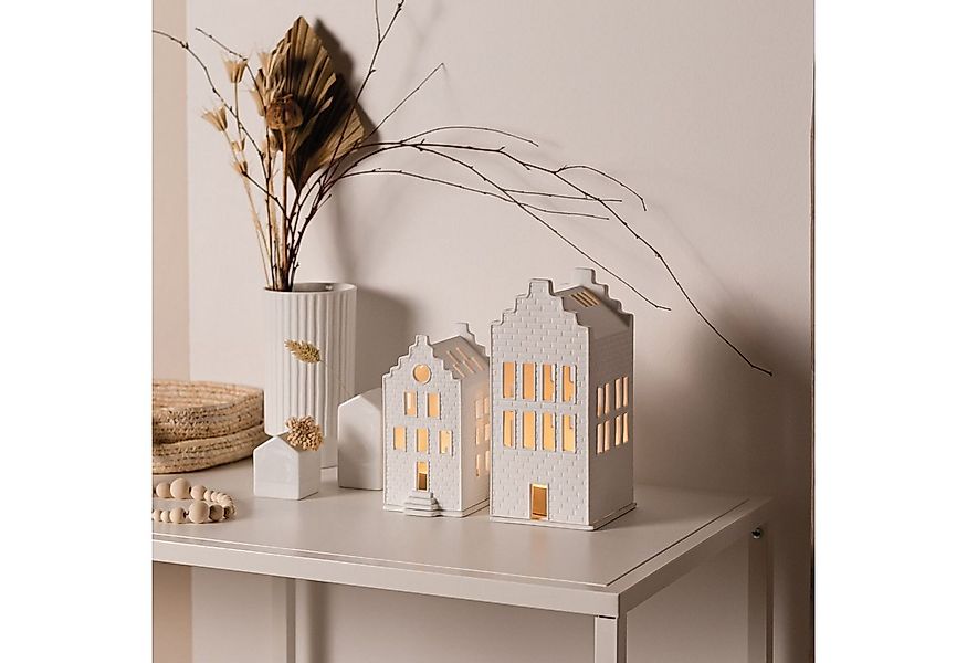 Räder Design Teelichthalter Lichthaus Großes Backsteinhaus günstig online kaufen