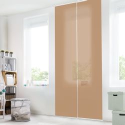 Bilderdepot24 Schiebegardine modern Flächenvorhang blickdicht Terracotta günstig online kaufen