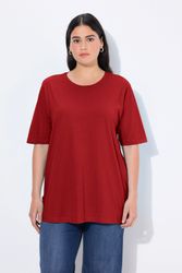 Ulla Popken T-Shirt T-Shirt Rundhalsausschnitt Relaxed günstig online kaufen