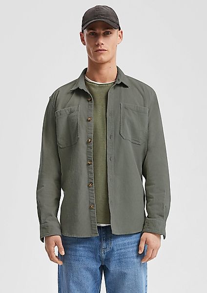 QS Hemdjacke Hemd Overshirt aus Cord günstig online kaufen
