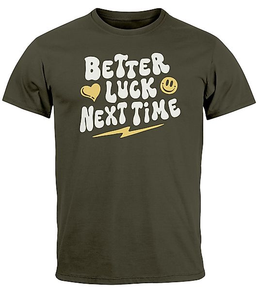 Neverless Print-Shirt Herren T-Shirt Spruch Better günstig online kaufen